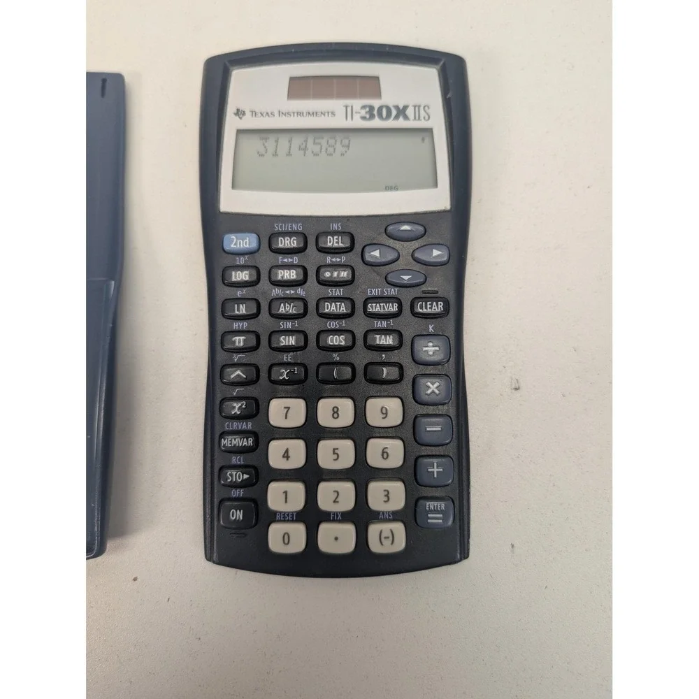 Texas Instruments TI-30XIIS‎ Scientific Calculator Solar Battery Handheld Cover